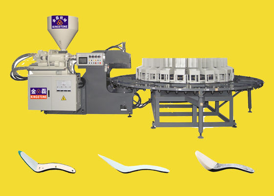 Υψηλό τακουνιών υλικό μηχανών PP σχηματοποίησης εγχύσεων παπουτσιών μόνο περιστροφικό