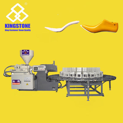 Περιστροφική μετζεσόλα 16 μηχανών PP φορμών εγχύσεων παπουτσιών ενιαίο χρώμα σταθμών