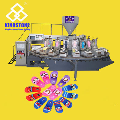 PVC Air Blowing Shoe Sandals Making Machine Rotary 120-200 Pairs/Hour