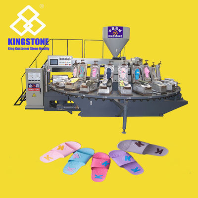 Έγχυση σερβοκινητήρα περιστροφικού 24 σταθμού εξοπλισμού κατασκευής παπουτσιών PVC