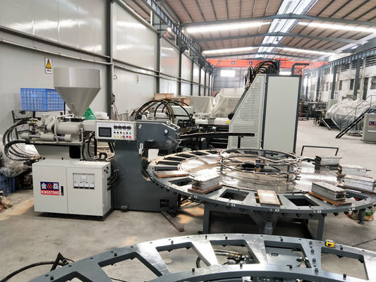 Περιστροφική μηχανή σχηματοποίησης επιτραπέζιων εγχύσεων παπουτσιών, μόνη μηχανή παραγωγής TPU