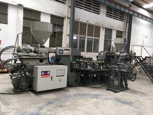 Διπλή χρώματος μηχανή εγχύσεων PVC μόνη για την παραγωγή Outsole αθλητικών παπουτσιών