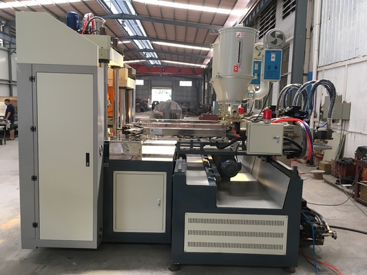 Αυτόματη κάθετη λαστιχένια TPU TR PVC μηχανή 2 εγχύσεων παπουτσιών μόνη σταθμοί