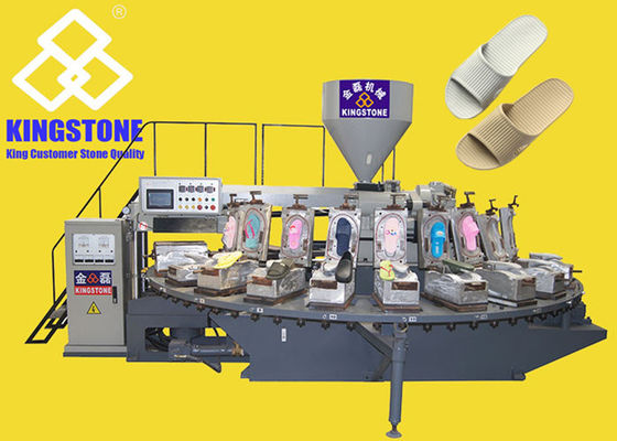 Αυτόματη πλαστική μηχανή σχήματος εγχύσεων για την πτώση Chappal κτυπήματος PVC