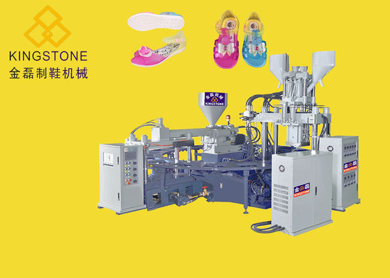 20 σταθμών περιστροφικά 3 παπούτσια σανδαλιών χρώματος αυτόματα πλαστικά που κατασκευάζουν τη μηχανή