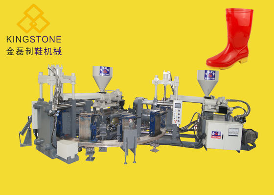 2 PVC Gumboots χρώματος/μπότα βροχής που κατασκευάζει τον εξοπλισμό τον περιστροφικό σταθμό 12