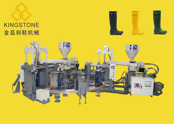 Αυτόματα παπούτσια που κατασκευάζουν τη μηχανή δύο τη σχηματοποίηση εγχύσεων χρώματος