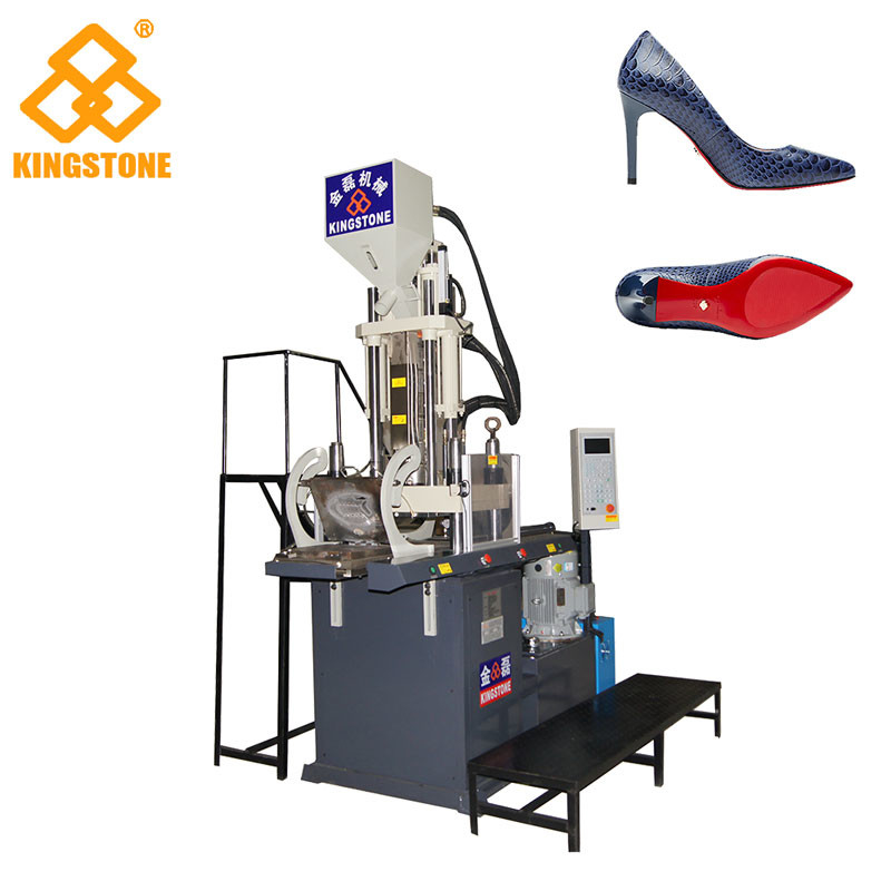 Κάθετοι δύο σταθμοί outsole που κατασκευάζουν τη μηχανή για το PVC/TPR/τα ABS/το TR/TPU/SEBS